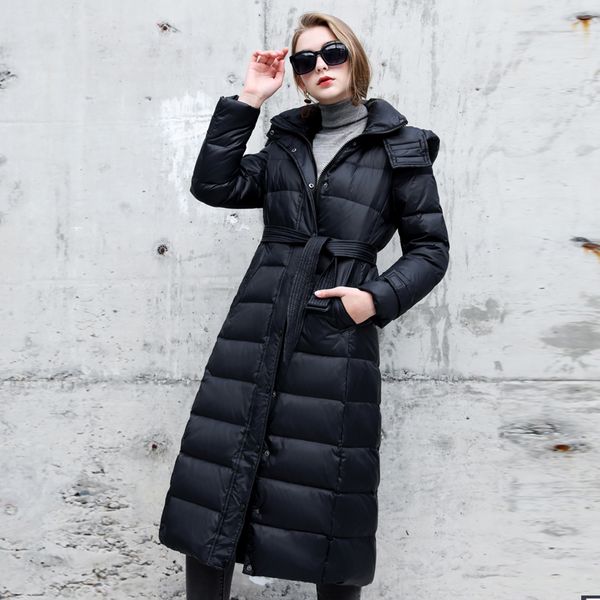 winter padded warm coat woman thick duck down jacket long female overcoat slim solid color jackets winter portable parkas women 201119, Black
winter padded warm coat woman thick duck down jacket long female overcoat slim solid color jackets winter portable parkas women 201119, Black