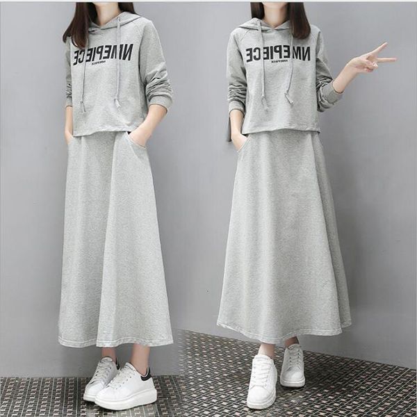 spring autumn 2 piece set women tracksuit sportswear casual sweat skirt suits hooded sweatshirt hoodie fitness clothing b122712, Gray
spring autumn 2 piece set women tracksuit sportswear casual sweat skirt suits hooded sweatshirt hoodie fitness clothing b122712, Gray