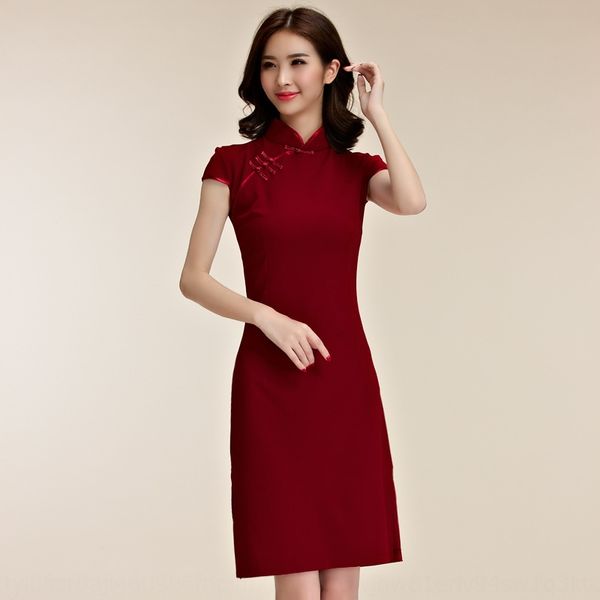 9856 elegant and slim fitting short sleeve solid color costume large formal dress tang suit cheongsam tang suit size cheongsam dress for dai, Black;gray
9856 elegant and slim fitting short sleeve solid color costume large formal dress tang suit cheongsam tang suit size cheongsam dress for dai, Black;gray