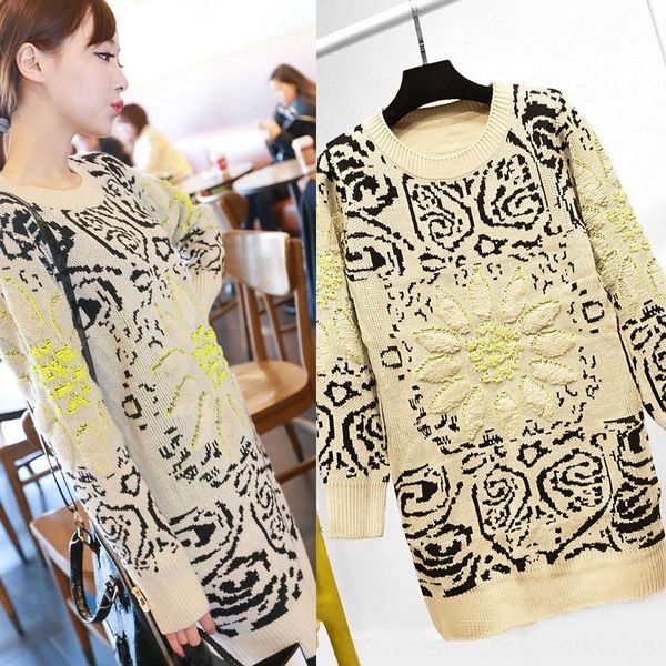 9l7fg yangmeidian women's wear round mid long round neck pullover women's mid pullover wear sale jacquard long sale neck jacquard, White;black
9l7fg yangmeidian women's wear round mid long round neck pullover women's mid pullover wear sale jacquard long sale neck jacquard, White;black