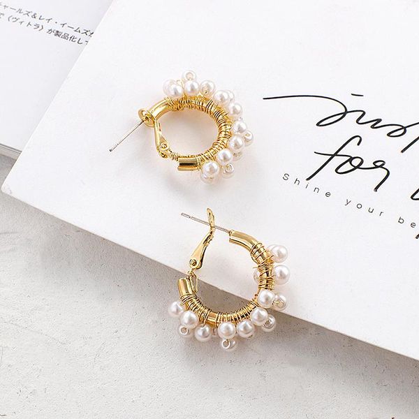 aensoa 2020 new vintage japan korean pearl drop earrings for women handmade sweet pearl circle round earrings jewelry pendientes, Silver
aensoa 2020 new vintage japan korean pearl drop earrings for women handmade sweet pearl circle round earrings jewelry pendientes, Silver