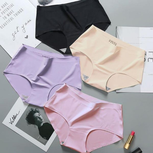 women's panties 2021 women ice silk one-piece mid-waist large size briefs seamless soft underwear thin comfortable cotton, Black;pink
women's panties 2021 women ice silk one-piece mid-waist large size briefs seamless soft underwear thin comfortable cotton, Black;pink