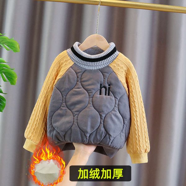 wear winter wtern sle boys' 7186 sweater 01-2-3-4-5-6 years old children's plush thickened base shirt a37z, Black
wear winter wtern sle boys' 7186 sweater 01-2-3-4-5-6 years old children's plush thickened base shirt a37z, Black