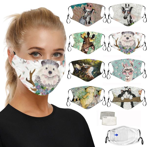 personality animal 3d printing masks cute giraffe fashion cat face outdoor casual washable cotton mask with 2pcs
personality animal 3d printing masks cute giraffe fashion cat face outdoor casual washable cotton mask with 2pcs