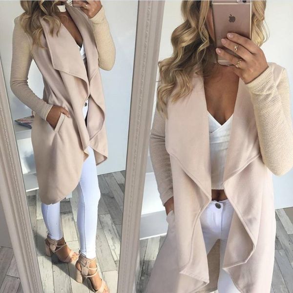coat women 2020 new long solid color turn-down collar spring autumn cardigan wool jacket winter coats womens vestidos ony05391, Black
coat women 2020 new long solid color turn-down collar spring autumn cardigan wool jacket winter coats womens vestidos ony05391, Black