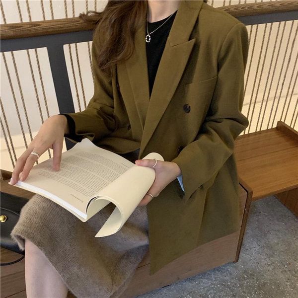 herstory loose coat office lady autumn chic vintage double-breasted vintage elegant feminine women high street blazers, White;black
herstory loose coat office lady autumn chic vintage double-breasted vintage elegant feminine women high street blazers, White;black