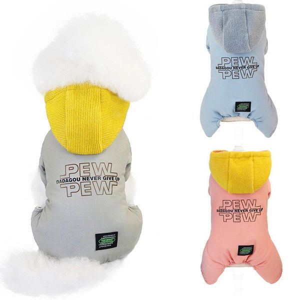winter warm down dog coat dog hoodies jacket thicken four-legged design medium and small clothes chihuahua pet clothing 
winter warm down dog coat dog hoodies jacket thicken four-legged design medium and small clothes chihuahua pet clothing