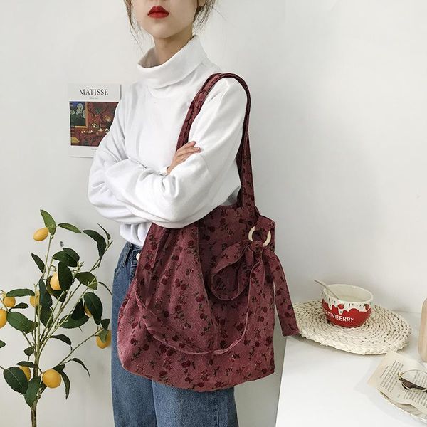 corduroy chic korea fashion autumn winter new retro floral crossbody shoulder bag for women female large capacity school handbag
corduroy chic korea fashion autumn winter new retro floral crossbody shoulder bag for women female large capacity school handbag