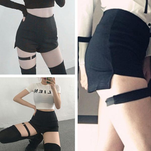 womens high waist jazz dance costume black shorts hip hop skinny a-line short high low hem bandage night party clubwear, White;black 
womens high waist jazz dance costume black shorts hip hop skinny a-line short high low hem bandage night party clubwear, White;black