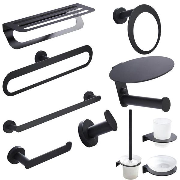 bath accessory set black stainless steel towel bars bathroom hardware pendant glass cup toothbrush holder organizer cn(origin)
bath accessory set black stainless steel towel bars bathroom hardware pendant glass cup toothbrush holder organizer cn(origin)