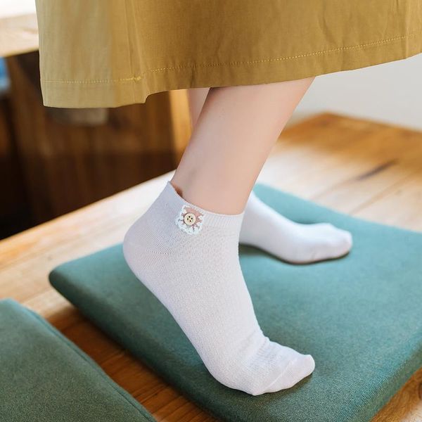 boat socks women's cotton socks college korean style spring and summer socks solid color japanese fashion button i jllusy, Black
boat socks women's cotton socks college korean style spring and summer socks solid color japanese fashion button i jllusy, Black