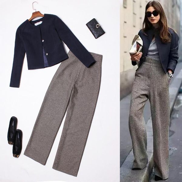 autumn winter pant suit for women stylish short blazer jacket high waist pants formal ladies business office work korean style, White
autumn winter pant suit for women stylish short blazer jacket high waist pants formal ladies business office work korean style, White