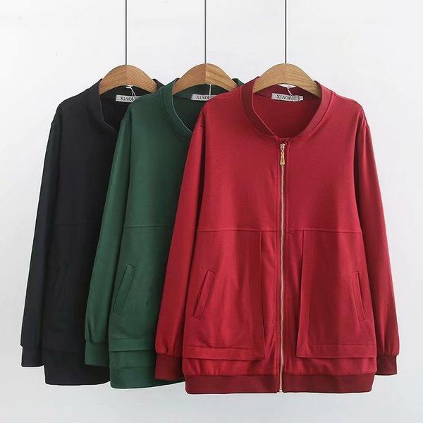 plus size casual jacket 2019 autumn clothing fashion loose long sleeve coats women a32-19291, Black;brown
plus size casual jacket 2019 autumn clothing fashion loose long sleeve coats women a32-19291, Black;brown