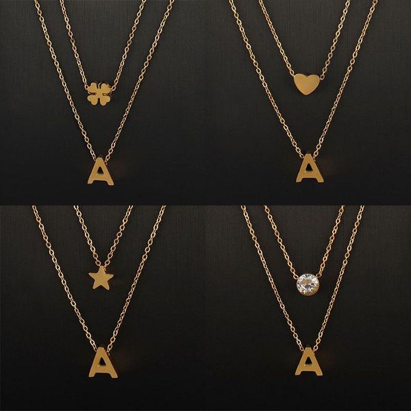 chains stainless steel letter necklace fashion tiny heart dainty initial name choker necklaces for women jewelry gift, Silver
chains stainless steel letter necklace fashion tiny heart dainty initial name choker necklaces for women jewelry gift, Silver