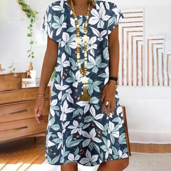 s-5xl plus size dress summer women vintage short sleeve a line midi dress retro printed loose-fit beach casual dresses #25, Black;gray
s-5xl plus size dress summer women vintage short sleeve a line midi dress retro printed loose-fit beach casual dresses #25, Black;gray