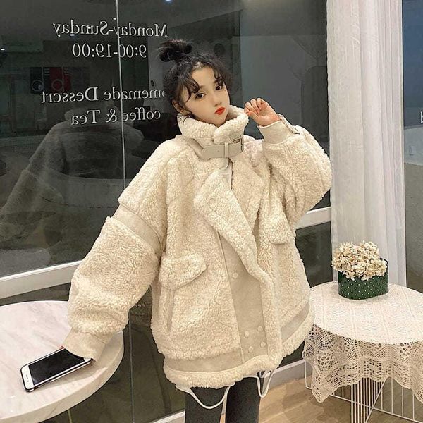 women's fur & faux heydress women autumn winter coat female loose casual warm soft fake jacket plush overcoat pocket wild teddy coats, Black
women's fur & faux heydress women autumn winter coat female loose casual warm soft fake jacket plush overcoat pocket wild teddy coats, Black