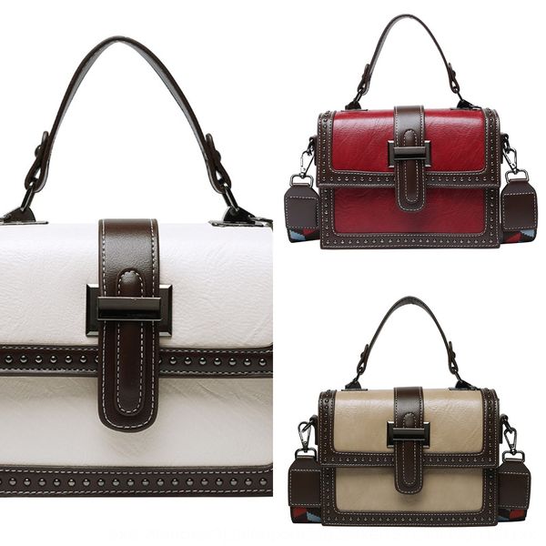 women's 2020 new rivet lock fashion single shoulder postman small square small square bagbag simple women's messenger bag handbag
women's 2020 new rivet lock fashion single shoulder postman small square small square bagbag simple women's messenger bag handbag