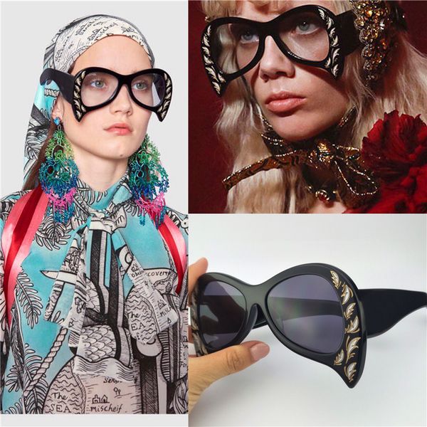the women latest sunglasses special design exquisite print frame fashion avant-garde style uv protection cat eyes style 0143, White;black
the women latest sunglasses special design exquisite print frame fashion avant-garde style uv protection cat eyes style 0143, White;black