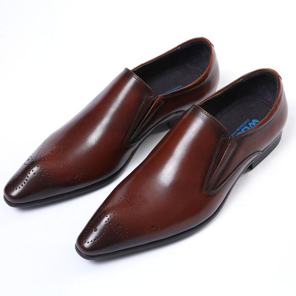 men dress shoes handmade british style paty brogue genuine leather wedding shoes men flats business oxfords formal b92, Black
men dress shoes handmade british style paty brogue genuine leather wedding shoes men flats business oxfords formal b92, Black