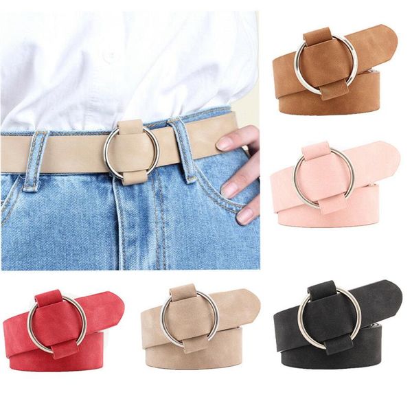 round buckle design punk style women belts pu suede leather woman black pink wide waist belts jeans clothing decorations, Black;brown
round buckle design punk style women belts pu suede leather woman black pink wide waist belts jeans clothing decorations, Black;brown