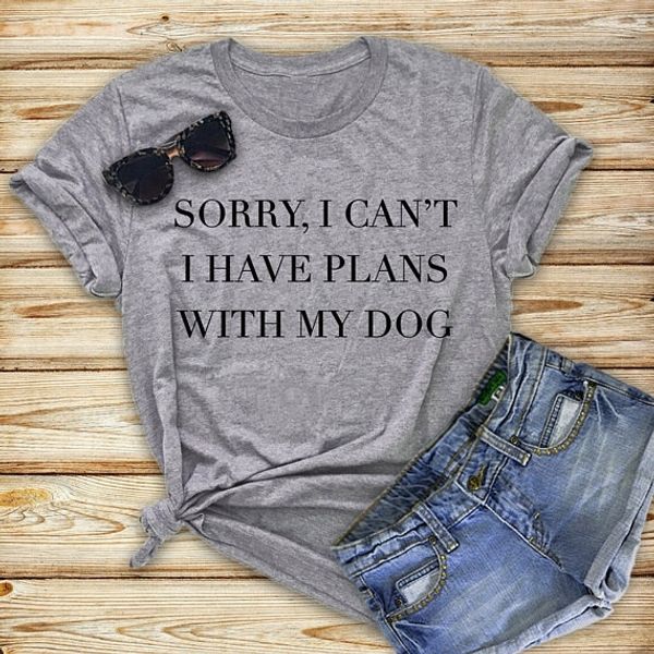 w7sc5 sorry can't have plans with i dog lettered cotton grey women's lettered i can't my have t-shirt with my dog plans sorry, White
w7sc5 sorry can't have plans with i dog lettered cotton grey women's lettered i can't my have t-shirt with my dog plans sorry, White