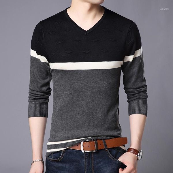 autumn winter thin sweaters men's long-sleeved v-neck slim tide striped bottoming shirt1, White;black
autumn winter thin sweaters men's long-sleeved v-neck slim tide striped bottoming shirt1, White;black