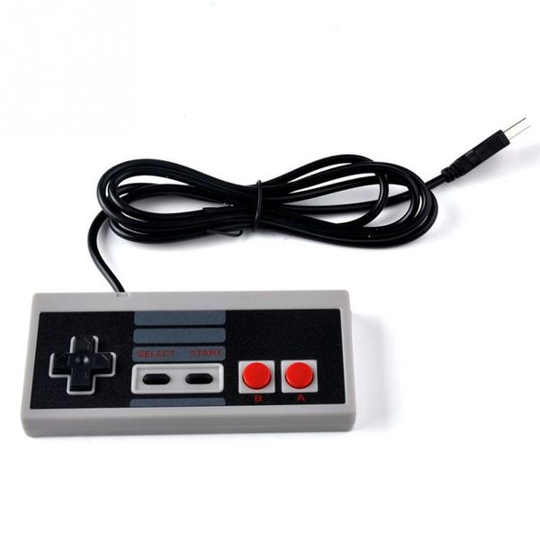 1pc Plastic Usb Controller Gaming Gamer Joystick Joypad For Nes Windows Pc For Mac Computer Accessories Video Game