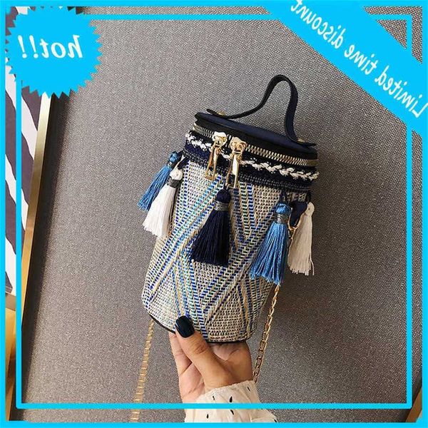 2019 new straw tassel bucket sheng shifeng mini women's trend one shoulder portable messenger bag
2019 new straw tassel bucket sheng shifeng mini women's trend one shoulder portable messenger bag