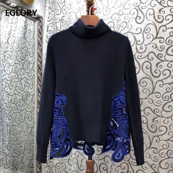 turtleneck sweaters 2021 autumn winter fashion style sweater women hollow out lace embroidery patchwork long sleeve loose, White;black
turtleneck sweaters 2021 autumn winter fashion style sweater women hollow out lace embroidery patchwork long sleeve loose, White;black
