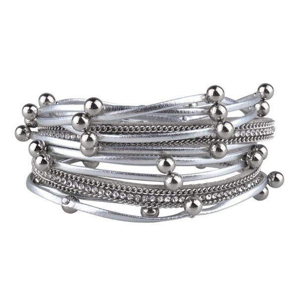 charm bracelets multilayer leather for women 2021 trendy design 3 colors beads double wrap & bangles jewelry, Golden;silver
charm bracelets multilayer leather for women 2021 trendy design 3 colors beads double wrap & bangles jewelry, Golden;silver