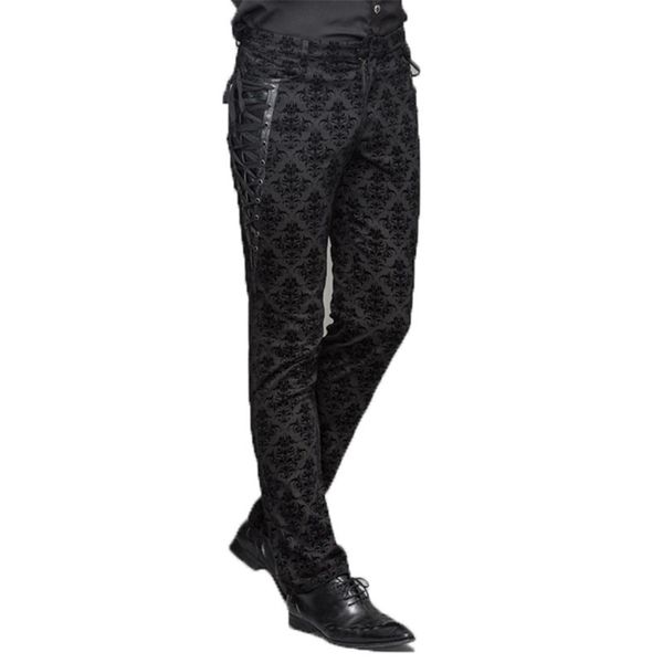 gothic punk victorian mens pants black steampunk fitness casual male trousers slimming fitted feet pants large sizes s-xxxl 201128
gothic punk victorian mens pants black steampunk fitness casual male trousers slimming fitted feet pants large sizes s-xxxl 201128