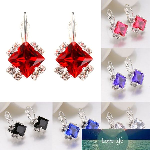 new design personality luxury earrings square crystal cz wedding jewelry stud earrings for women ear clips, Golden;silver
new design personality luxury earrings square crystal cz wedding jewelry stud earrings for women ear clips, Golden;silver