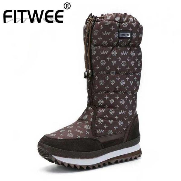 fitwee 4 colors thick bottom plush fur winter boots daily knee high snow boots cross strap keep warm shoes woman size 35-42, Black
fitwee 4 colors thick bottom plush fur winter boots daily knee high snow boots cross strap keep warm shoes woman size 35-42, Black