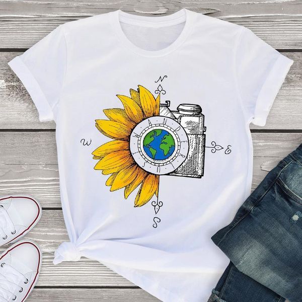 women graphic world sunflower 90s vintage truck short sleeve summer lady womenst-shirt shirt tees clothing female t shirt, White
women graphic world sunflower 90s vintage truck short sleeve summer lady womenst-shirt shirt tees clothing female t shirt, White