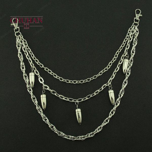 keychains chuhan punk hip-hop trendy key waist chain multilayer male jean pants leather belt mens jewelry motorcycle gothic j136, Silver
keychains chuhan punk hip-hop trendy key waist chain multilayer male jean pants leather belt mens jewelry motorcycle gothic j136, Silver