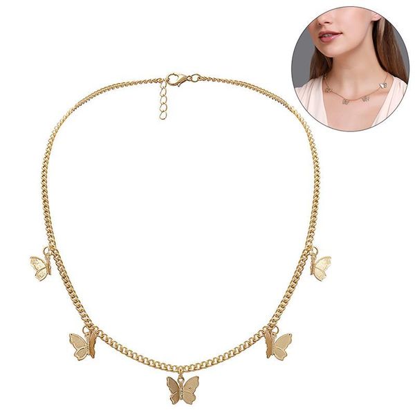 1pc alloy women necklace fashion butterfly decor elegant charm necklace pendant for women ladies jewelry accessories, Silver
1pc alloy women necklace fashion butterfly decor elegant charm necklace pendant for women ladies jewelry accessories, Silver