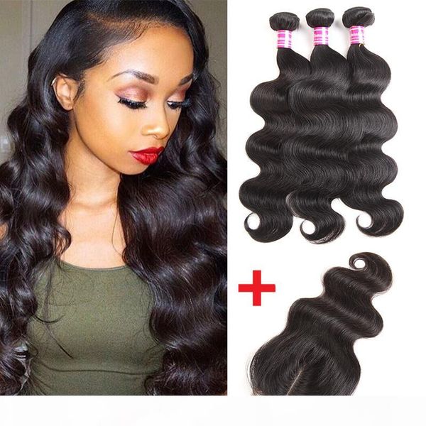 malaysian brazilian indian peruvian virgin hair bundles closure unprocessed remy human hair bundles 3pcs lace closure body wave hair weaves, Black
malaysian brazilian indian peruvian virgin hair bundles closure unprocessed remy human hair bundles 3pcs lace closure body wave hair weaves, Black