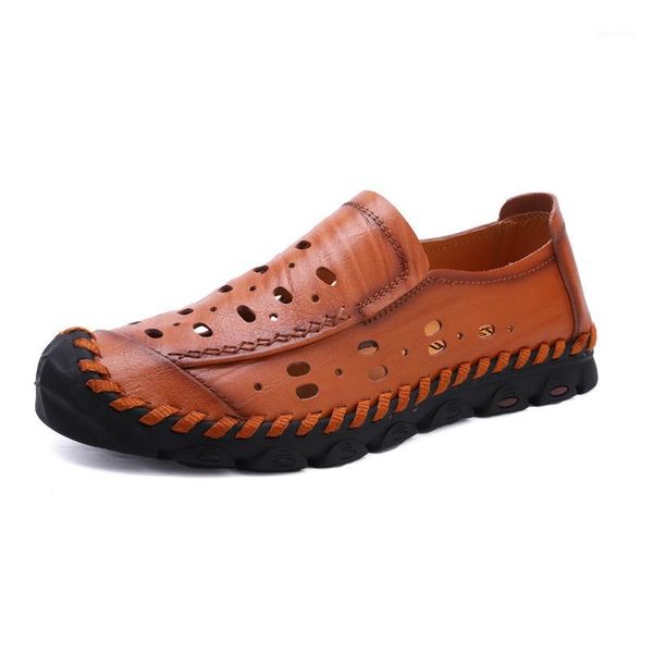 men new summer comfortable sandal shoes casual hollow out hole shoes fashion leather sandals for men zapatos hombre dropshipping1, Black
men new summer comfortable sandal shoes casual hollow out hole shoes fashion leather sandals for men zapatos hombre dropshipping1, Black