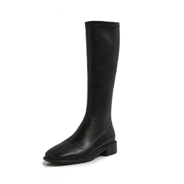 2021 new cow leather riding women low heels knee high boots dancing casual shoes woman plus size 41 42 43 j6ga, Black
2021 new cow leather riding women low heels knee high boots dancing casual shoes woman plus size 41 42 43 j6ga, Black