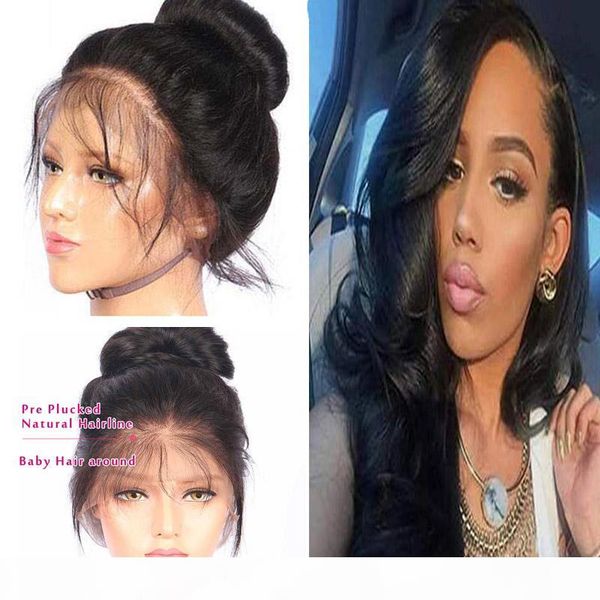 360 full lace human wigs ,brazilian virgin hair 150 density body wave full lace wigs with baby hair ,natural color fashion hair, Black;brown
360 full lace human wigs ,brazilian virgin hair 150 density body wave full lace wigs with baby hair ,natural color fashion hair, Black;brown