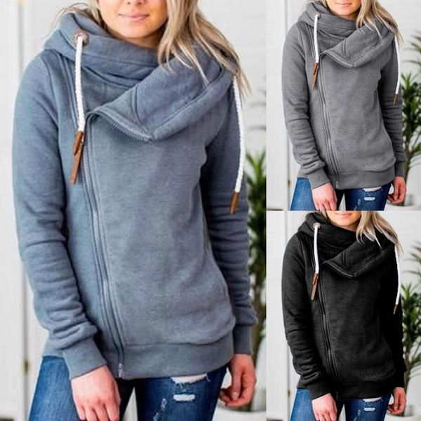 2020 women autumn winter fashion solid turtleneck long sleeve sweatshirt zipper pocket coat warm hooded, Black
2020 women autumn winter fashion solid turtleneck long sleeve sweatshirt zipper pocket coat warm hooded, Black