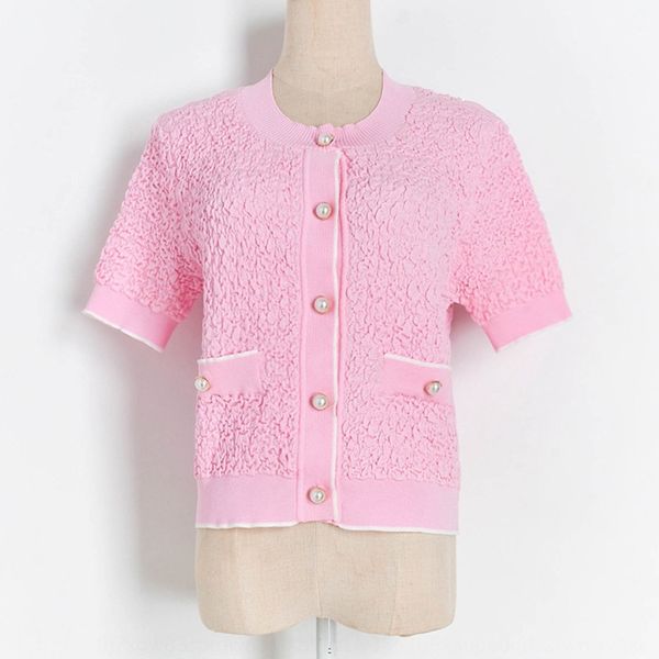 2020 small fragrance pearl button pleated crew neck short button perfume t-shirt perfume sleeve t-shirt cardigan for women uf0qb, White;black
2020 small fragrance pearl button pleated crew neck short button perfume t-shirt perfume sleeve t-shirt cardigan for women uf0qb, White;black