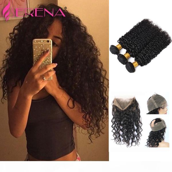 pre plucked 360 frontal curly hair with bundles 7a brazilian 360 full lace frontal closure kinky curly with natural hairline, Black;brown
pre plucked 360 frontal curly hair with bundles 7a brazilian 360 full lace frontal closure kinky curly with natural hairline, Black;brown