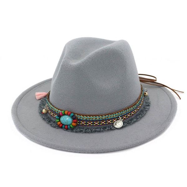 outdoor hats women jazz caps bohemia style woolen for spring summer beach mck99, Black;white
outdoor hats women jazz caps bohemia style woolen for spring summer beach mck99, Black;white