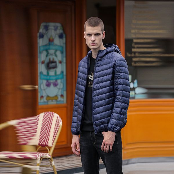 lightweight hooded autumn and winter new cool white down warm jacket men's fashion, Black;brown
lightweight hooded autumn and winter new cool white down warm jacket men's fashion, Black;brown