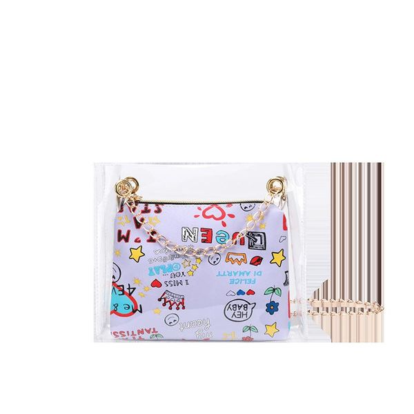 2020 summer new jelly bag printing shoulder messenger bag small fresh chain transparent shoulder bolso transparente
2020 summer new jelly bag printing shoulder messenger bag small fresh chain transparent shoulder bolso transparente
