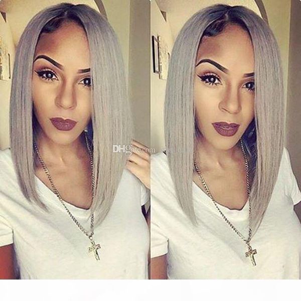 peruvian full lace human hair wigs two tone ombre 1b grey with baby hair glueless lace front wigs ombre color human hair wigs, Black;brown
peruvian full lace human hair wigs two tone ombre 1b grey with baby hair glueless lace front wigs ombre color human hair wigs, Black;brown