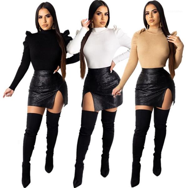 тенниски женщины конструктора solid color тонкого sexy топы одежда осень зима повседневной женщины футболка водолазка фонарики рукав, White
тенниски женщины конструктора solid color тонкого sexy топы одежда осень зима повседневной женщины футболка водолазка фонарики рукав, White