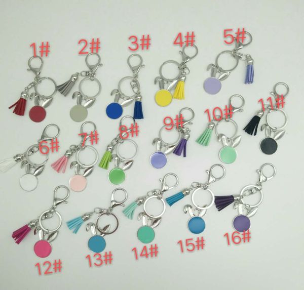 foreign trade character buckle dripping oil rabbit head keychain korean version of velvet pendant key ring multicolor optional, Silver
foreign trade character buckle dripping oil rabbit head keychain korean version of velvet pendant key ring multicolor optional, Silver