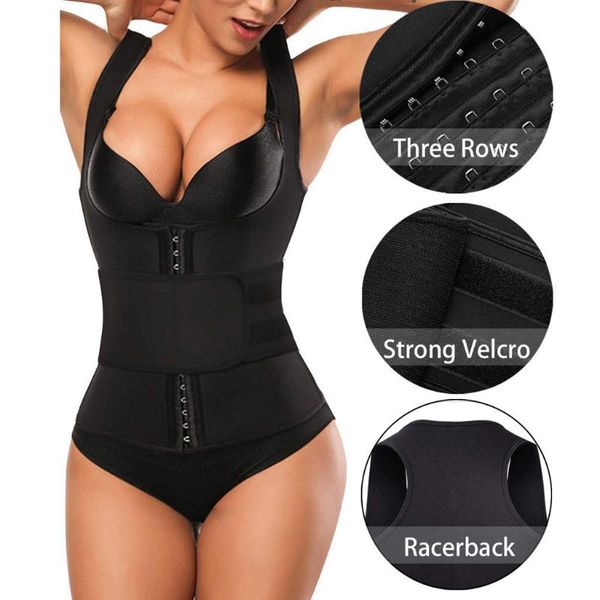 women waist trainer push up vest fitness corset sport body shaper vest women waist trainer workout slimming corset shaperwear, Black;gray
women waist trainer push up vest fitness corset sport body shaper vest women waist trainer workout slimming corset shaperwear, Black;gray